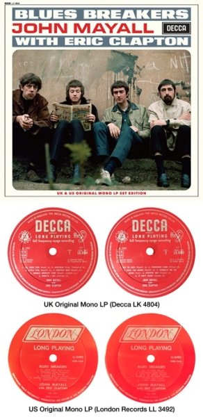 Photo1: BLUES BREAKERS WITH ERIC CLAPTON: UK & US ORIGINAL MONO LP SET EDITION 2CD (1)