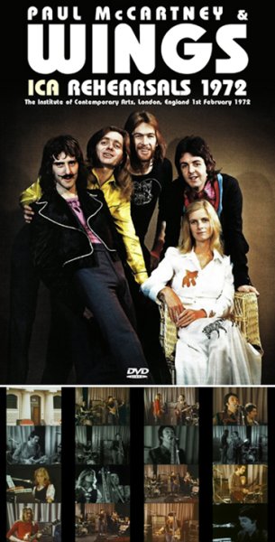 Photo1: PAUL McCARTNEY & THE WINGS - ICA REHEARSALS 1972 DVDR [Uxbridge 2868] (1)