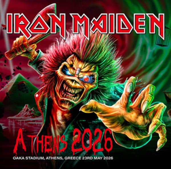 Photo1: IRON MAIDEN - ATHENS 2026 2CDR [Shades 2669] (1)