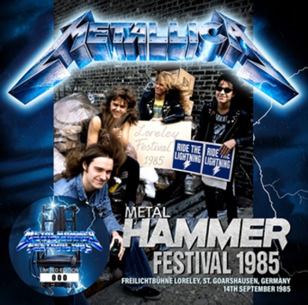 Photo1: METALLICA - METAL HAMMER FESTIVAL 1985 CD plus Bonus DVDR "METAL HAMMER FESTIVAL 1985 THE VIDEO [ZODIAC 867] (1)
