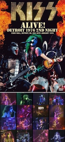 Photo1: KISS - DETROIT 1976 2ND NIGHT DVD (1)
