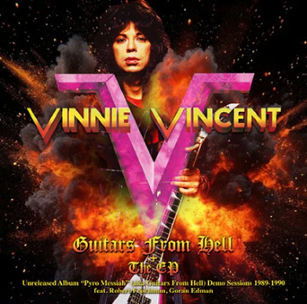 Photo1: VINNIE VINCENT - GUITARS FROM HELL+THE EP CDR [Shades 2668] (1)