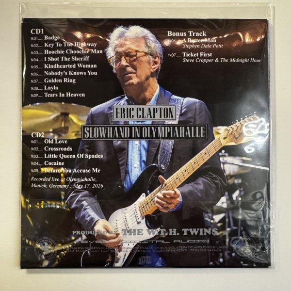 Photo2: ERIC CLAPTON - SLOWHAND IN OLYMPIAHALLE 2026 2CD [EMPRESS VALLEY] (2)