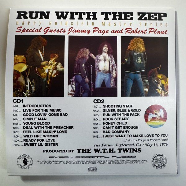 Photo4: BAD COMPANY - THE NIGHT WE FLYED WITH ZEPP - SPECIAL GUESTS JIMMY PAGE & ROBERT PLANT 2CD [EMPRESS VALLEY] (4)
