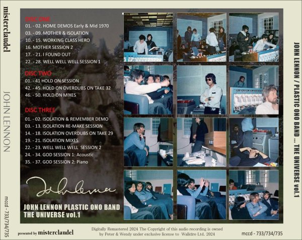 Photo2: JOHN LENNON - PLASTIC ONO BAND THE UNIVERSE VOL.1 5CD [MISTERCLAUDEL] (2)