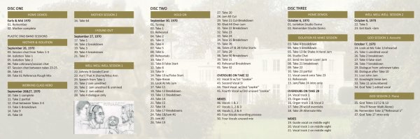 Photo5: JOHN LENNON - PLASTIC ONO BAND THE UNIVERSE VOL.1 5CD [MISTERCLAUDEL] (5)