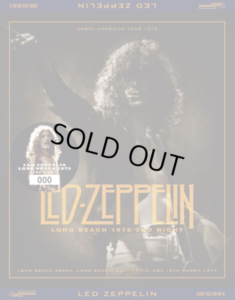 Photo1: LED ZEPPELIN - LONG BEACH 1975 2ND NIGHT 3CD + 3CDR PRE ORDER ONLY 2nd EDITION [GRAF ZEPPELIN] (1)