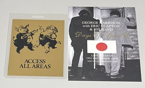 Photo7: GEORGE HARRISON WITH ERIC CLAPTON AND HIS BAND - DAYS OF SPEED 2 2CD 1st EDITION [MID VALLEY] ★★★STOCK ITEM / OUT OF PRINT★★★ (7)