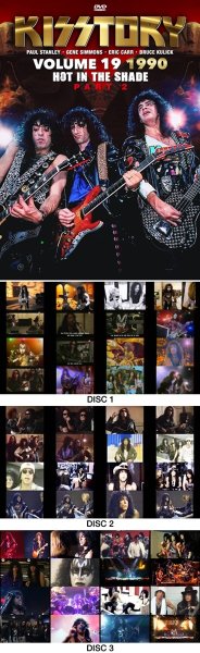 Photo1: KISS - KISSTORY 19 1990 HOT IN THE SHADE PART 2 3DVDR [Shades 2674] (1)
