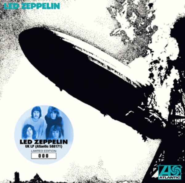 Photo1: LED ZEPPELIN - LED ZEPPELIN UK LP (ATLANTIC 588171 TURQUOISE LETTERING) CD *2nd Press (1)