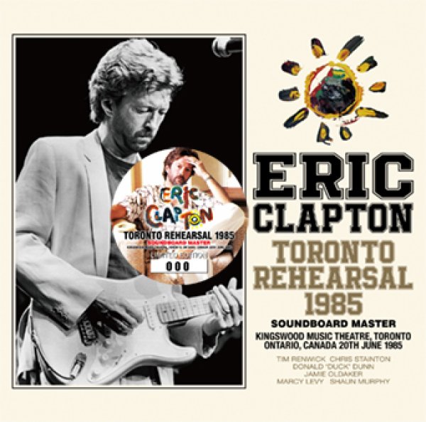 Photo1: ERIC CLAPTON - TORONTO REHEARSAL 1985 SOUNDBOARD MASTER CD [Beano-342] (1)