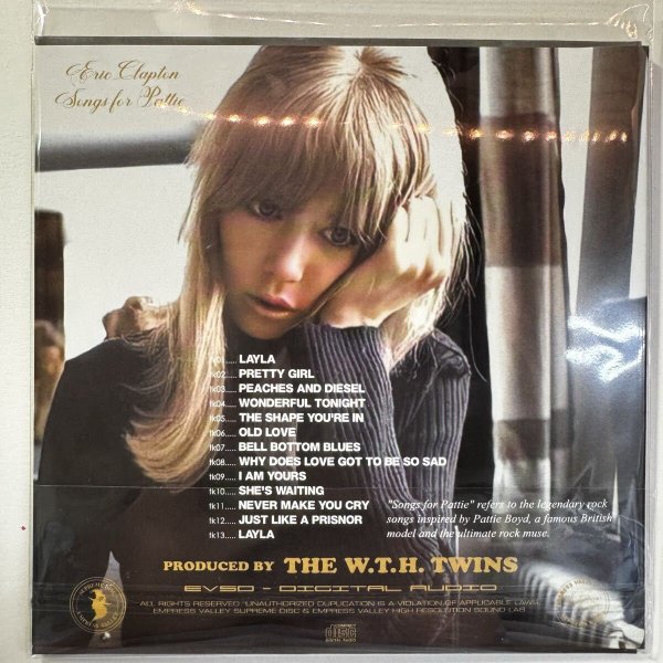 Photo2: ERIC CLAPTON - SONGS FOR PATTIE CD [EMPRESS VALLEY] (2)