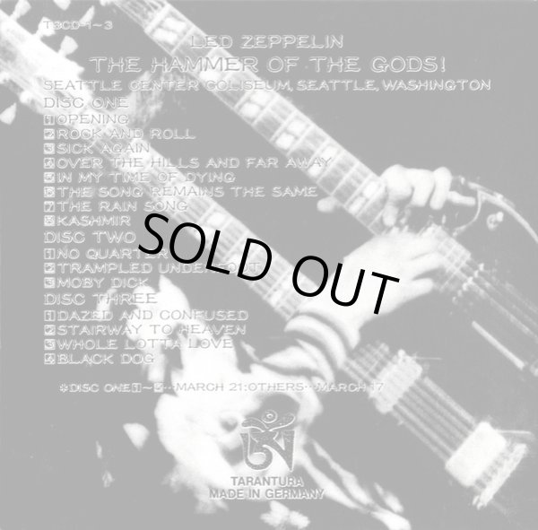 Photo2: LED ZEPPELIN - THE HAMMER OF THE GODS! 3CD [TARANTURA] ★★★STOCK ITEM / OUT OF PRINT / VERY RARE★★★ (2)