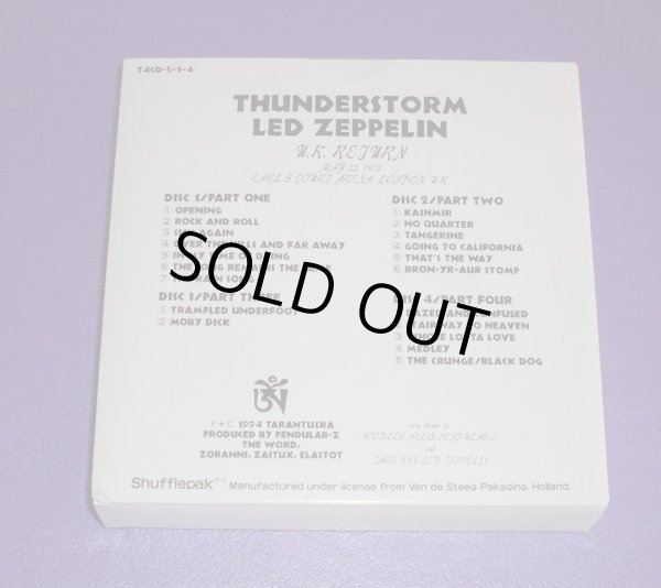 Photo2: LED ZEPPELIN - THUNDERSTORM 4CD  [TARANTURA] ★★★STOCK ITEM / OUT OF PRINT / VERY RARE★★★ (2)