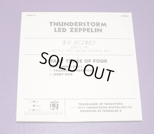 Photo9: LED ZEPPELIN - THUNDERSTORM 4CD  [TARANTURA] ★★★STOCK ITEM / OUT OF PRINT / VERY RARE★★★ (9)