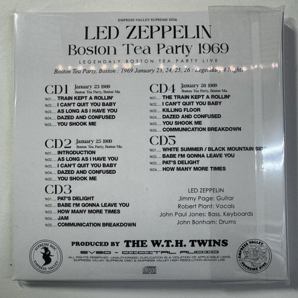 Photo2: LED ZEPPELIN - BOSTON TEA PARTY 5CD BOX [EMPRESS VALLEY] (2)