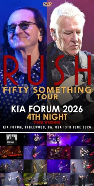 Photo1: RUSH - KIA FORUM 2026 4TH NIGHT THE VIDEO 2DVDR [Uxbridge 2890]  (1)