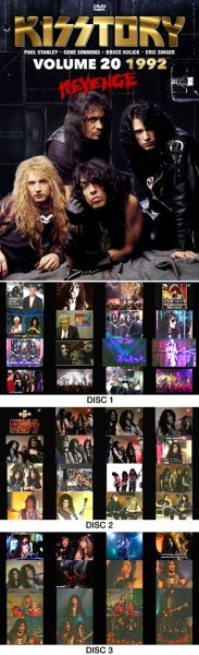 Photo1: KISS - KISSTORY VOLUME 20 1992 REVENGE 3DVDR [Shades 2680] (1)
