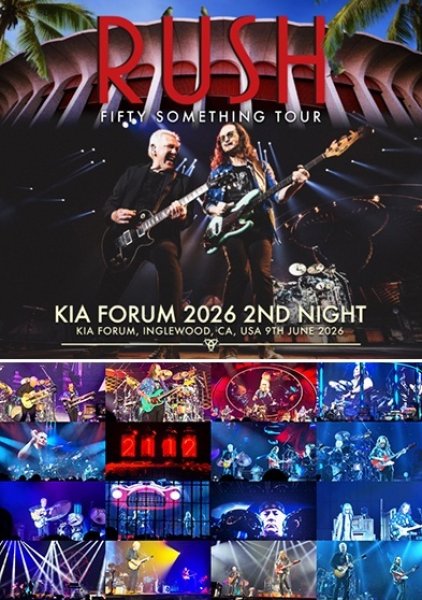Photo1: RUSH - KIA FORUM 2026 2ND NIGHT 3CDR+2DVDR [Uxbridge 2885] (1)