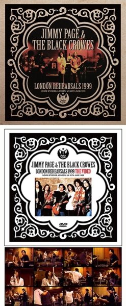 Photo1: JIMMY PAGE & THE BLACK CROWES - LONDON REHEARSALS 1999 2CD + Ltd Bonus DVDR "LONDON REHEARSALS 1999: THE VIDEO  [Wardour-285] (1)