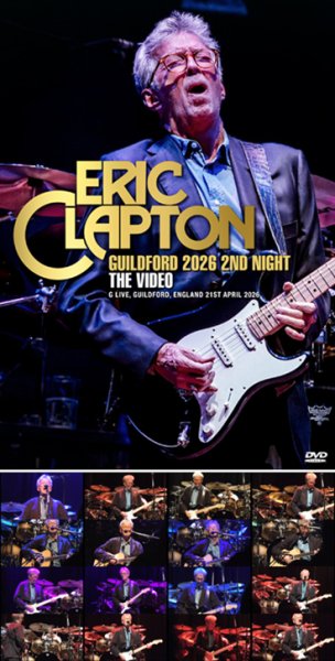 Photo1: ERIC CLAPTON - GUILDFORD 2026 2ND NIGHT THE VIDEO DVDR [Uxbridge 2897] (1)