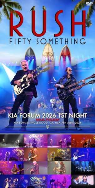 Photo1: RUSH - KIA FORUM 2026 1ST NIGHT MULTICAM 2DVDR [Uxbridge 2898] (1)