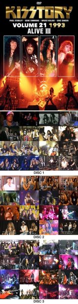 Photo1: KISS - KISSTORY 21 1993 ALIVE III 3DVDR [Shades 2689] (1)