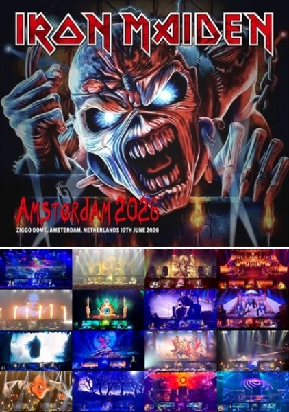 Photo1: IRON MAIDEN - AMSTERDAM 2026 2CDR+DVDR [Shades 2685] (1)