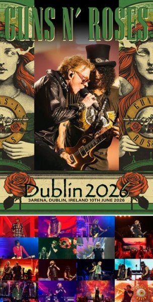 Photo1: GUNS N' ROSES - DUBLIN 2026 2DVDR [Shades 2686] (1)