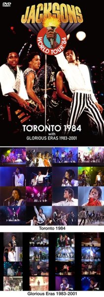 Photo1: MICHAEL JACKSONS - TORONTO 1984 with GLORIOUS ERAS 1983-2001 2DVDR [Uxbridge 2165] (1)