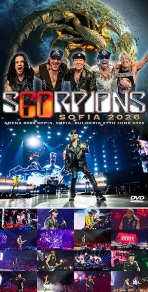 Photo1: SCORPIONS - SOFIA 2026 DVDR [Shades 2695] (1)