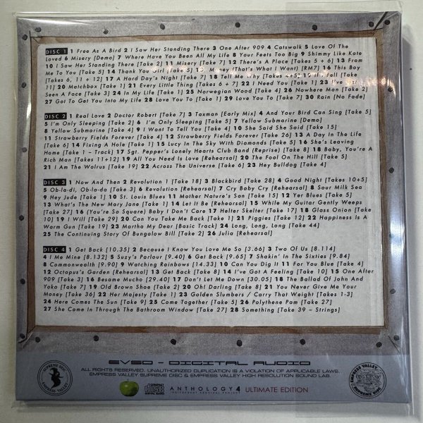 Photo2: THE BEATLES - ANTHOLOGY 4CD [EMPRESS VALLEY] (2)