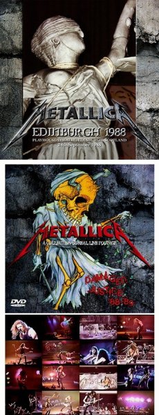 Photo1: METALLICA - EDINBURGH 1988 2CD + Bonus DVDR "DAMAGED JUSTICE '88-'89 [ZODIAC 290] (1)