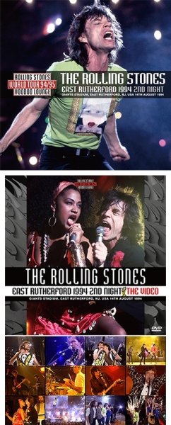 Photo1: THE ROLLING STONES - EAST RUTHERFORD 1994 2ND NIGHT 2CD plus Bonus DVDR "EAST RUTHERFORD 1994 2ND NIGHT: THE VIDEO (1)