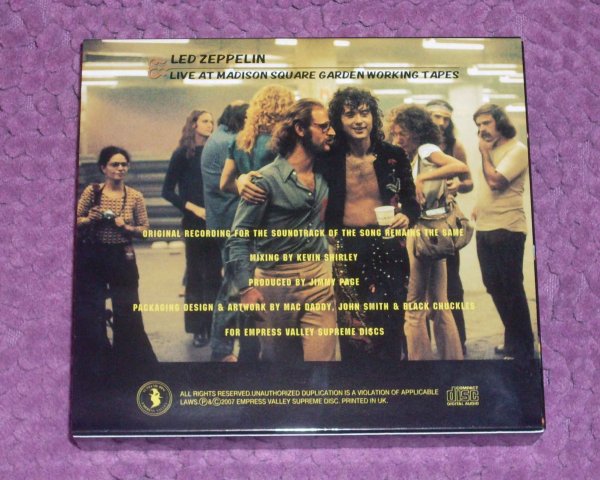 Photo2: LED ZEPPELIN - MADISON SQUARE GARDEN WORKING TAPES 3CD + DVD [EMPRESS VALLEY] ★★★STOCK ITEM / OUT OF PRINT / VERY RARE★★★ (2)