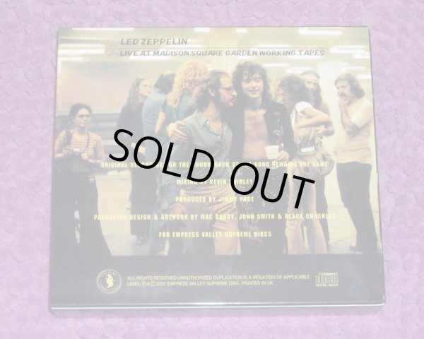 Photo2: LED ZEPPELIN - MADISON SQUARE GARDEN WORKING TAPES 3CD + DVD [EMPRESS VALLEY] ★★★STOCK ITEM / OUT OF PRINT / VERY RARE★★★ (2)