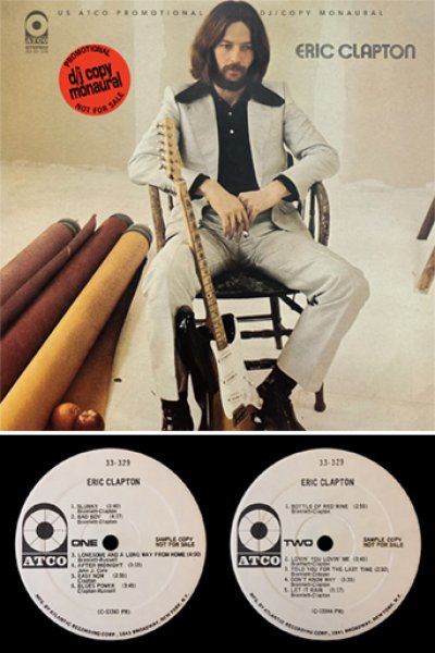 Photo1: ERIC CLAPTON - ERIC CLAPTON: US ATCO PROMO ONLY MONO LP CD (1)