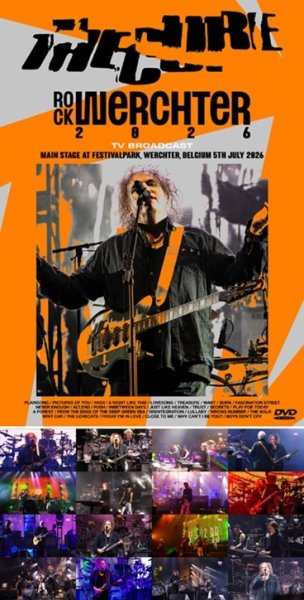 Photo1: THE CURE - ROCK WERCHTER 2026 TV BROADCAST 2DVDR [Uxbridge 2922] (1)