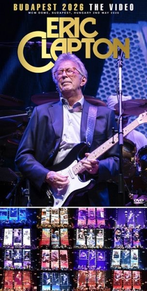 Photo1: ERIC CLAPTON - BUDAPEST 2026 THE VIDEO DVDR [Uxbridge 2924] (1)