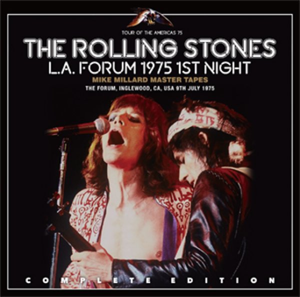 Photo1: THE ROLLING STONES - L.A. FORUM 1975 1ST NIGHT: MIKE MILLARD MASTER TAPES: COMPLETE EDITION 2CD (1)