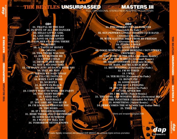 Photo2: THE BEATLES - THE COMPLETE E.P. COLLECTION II - FROM THE ORGINAL U.K. ANALOG MASTERS 2CD [DAP] (2)
