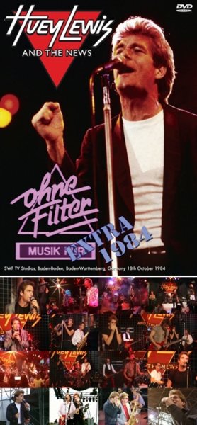 Photo1: HUEY LEWIS & THE NEWS - OHNE FILTER EXTRA 1984 DVDR [Uxbridge 2921] (1)