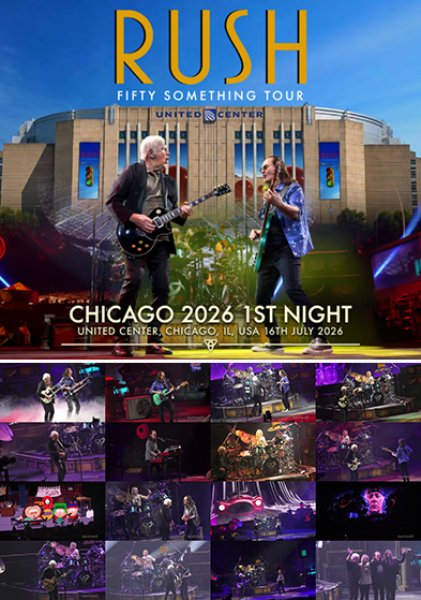 Photo1: RUSH - CHICAGO 2026 1ST NIGHT 3CDR+2DVDR [Uxbridge 2930] (1)