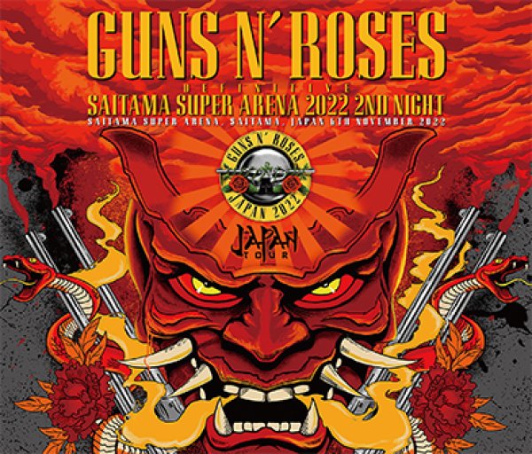 Photo1: GUNS N' ROSES - DEFINITIVE SAITAMA SUPER ARENA 2022 2ND NIGHT 3CD [ZODIAC 562] (1)