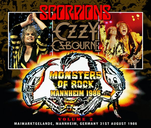Photo1: OZZY OSBOURNE / SCORPIONS - MONSTERS OF ROCK Mannheim 1986 Volume 2 3CDR [Shades 862] (1)