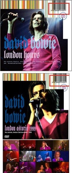 Photo1: DAVID BOWIE - LONDON HOURS 2CD + Ltd Bonus DVDR "LONDON ASTORIA 1999" [Wardour-295] (1)