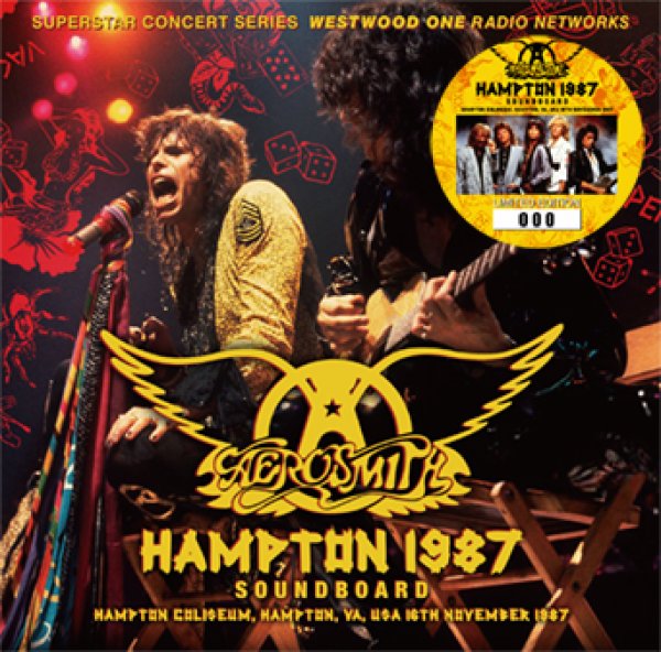 Photo1: AEROSMITH - HAMPTON 1987 SOUNDBOARD CD plus Ltd Bonus Press CD "DEFINITIVE HAMPTON 1987(ZODIAC 594) [ZODIAC 885] (1)
