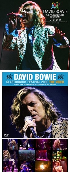 Photo1: DAVID BOWIE - GLASTONBURY FESTIVAL 2000 2CD*2nd Press plus Bonus DVDR "GLASTONBURY FESTIVAL 2000 THE VIDEO [Wardour-184] (1)