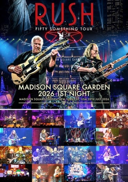Photo1: RUSH - MADISON SQUARE GARDEN 2026 1ST NIGHT 3CDR+2DVDR [Uxbridge 2943] (1)