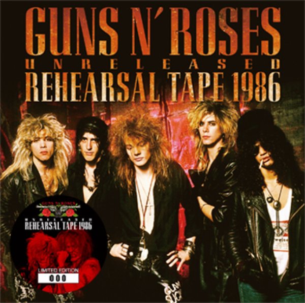 Photo1: GUNS N' ROSES - UNRELEASED REHEARSAL TAPE 1986 CD [ZODIAC 886] (1)